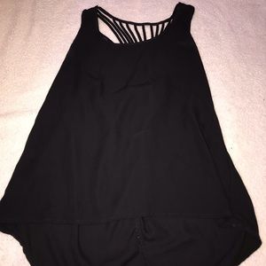 black tank top